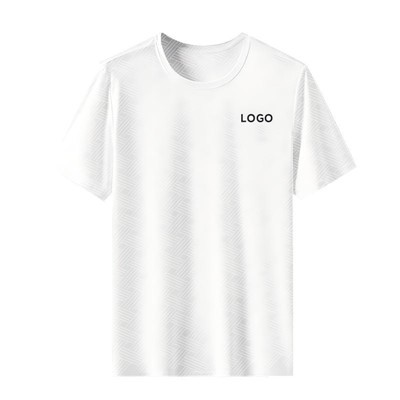 Pánske biele tričko s krátkym rukávom